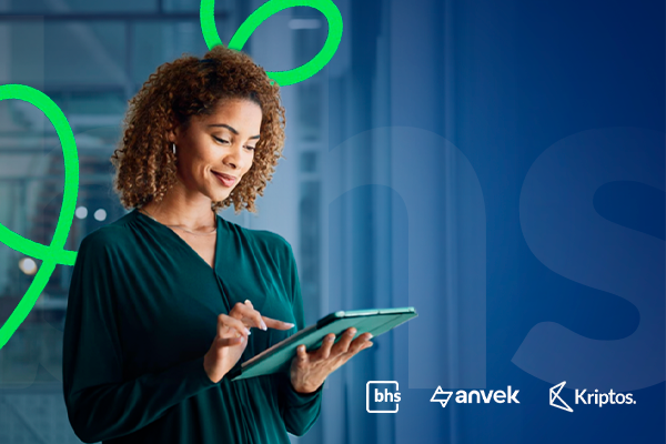 Capa do Relatório ESG BHS 2025 com indicadores de diversidade, sustentabilidade e governança do Grupo BHS